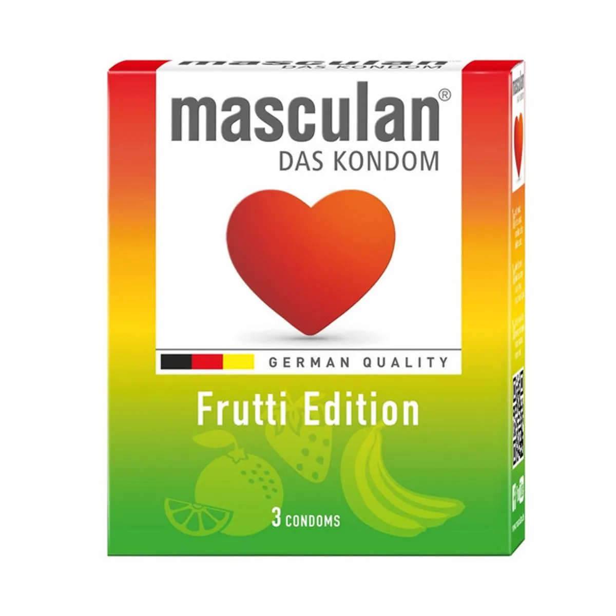Prezervative - Prezervative Masculan Frutti Edition, 3 buc