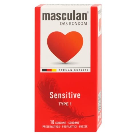 Prezervative - Prezervative Masculan Sensitive, Ultra-Subțiri și Delicate, 10 bucăți