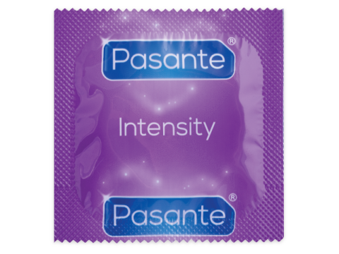 Prezervative Pasante Points & Stripes Intensity 3 bucăți – Cu Puncte și Striații, Latex Natural, 52 mm [1]