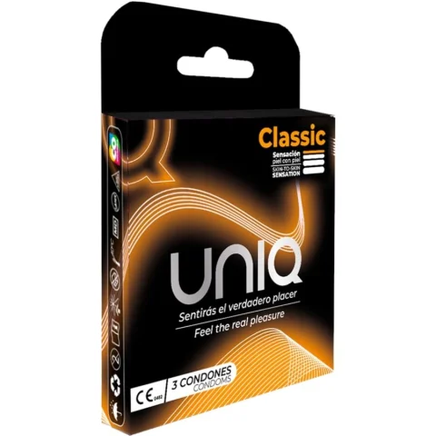 Prezervative Classic fără latex ultra-subțiri, 3 bucăți