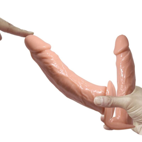 Set Baile Ultra Passionate cu 2 dildo-uri și ham reglabil [5]