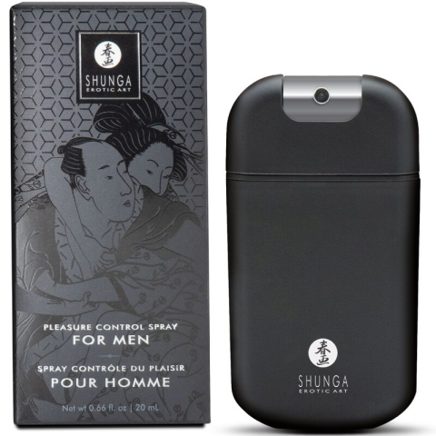 Stimulare - Spray pentru întârzierea ejaculării Shunga Pleasure Control pentru bărbați, 20 ml
