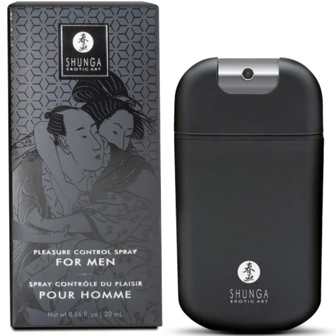 Stimulare - Spray pentru întârzierea ejaculării Shunga Pleasure Control pentru bărbați, 20 ml