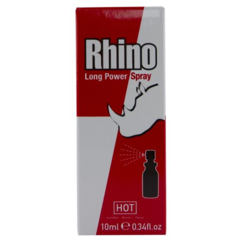 Spray HOT Rhino Long Power pentru Bărbați, Efect de Întârziere, 10 ml [3]