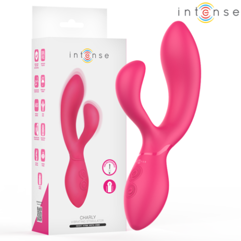 Vibrator Articulabil INTENSE Charly cu 2 Motoare și 7 Moduri de Vibrație