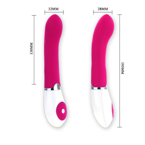 Vibrator PRETTY LOVE Flirtation Daniel din silicon, 30 moduri, lila și alb [4]
