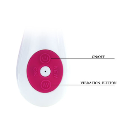 Vibrator PRETTY LOVE Flirtation Daniel din silicon, 30 moduri, lila și alb [5]