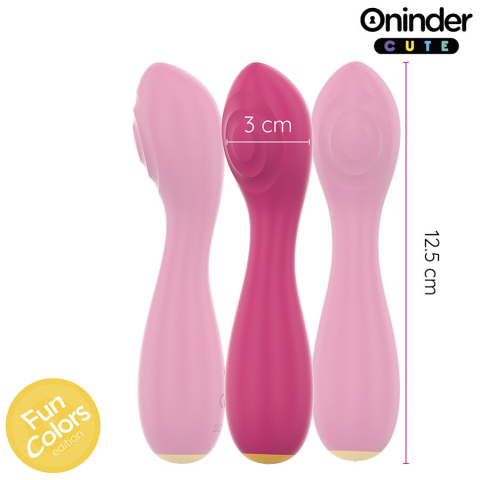 Vibrator G-Spot Love Buddy cu cap lat de 5 cm, vibrații și pulsații tip tapping, control prin aplicație de oriunde, USB-C, 22,5 cm [1]