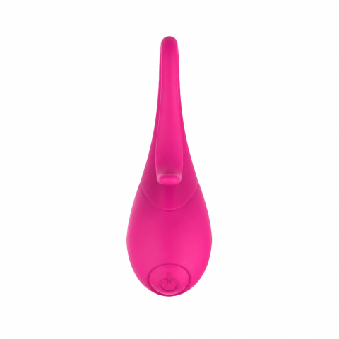 Vibrator pentru cupluri Coco, stimulare simultană, silicon, roz [2]