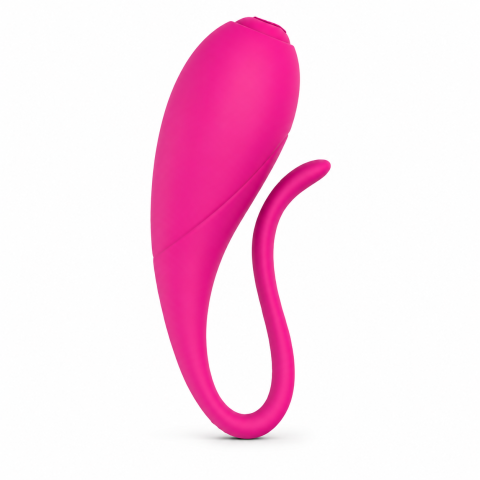 Vibrator pentru cupluri Coco, stimulare simultană, silicon, roz