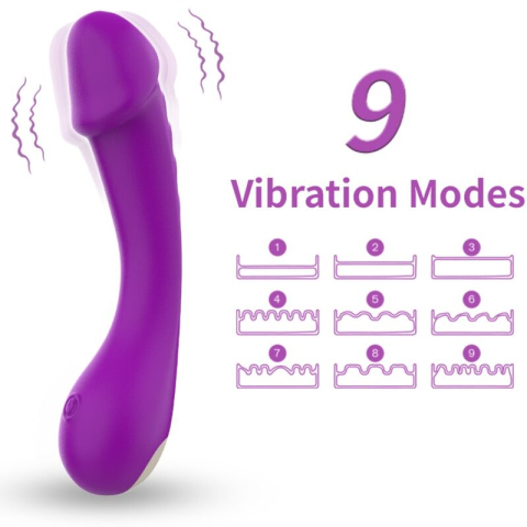 Vibratoare - Vibrator pentru punctul G Armony violet – 9 moduri