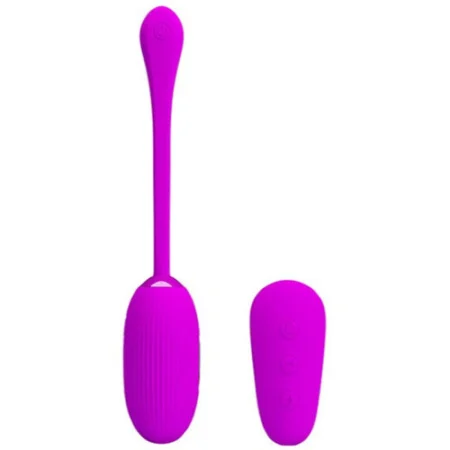 Vibratoare - Stimulator electric Pretty Love Shock Fun Mini cu 7 funcții, silicon mov  Titlu meta