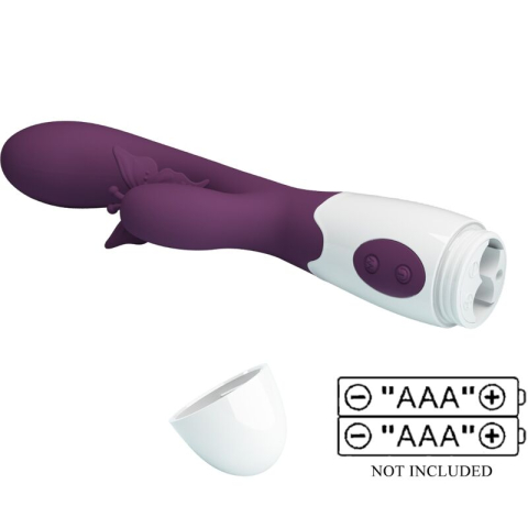 Vibrator Rabbit Pretty Love Butterfly Kiss violet – 30 vibrații [4]
