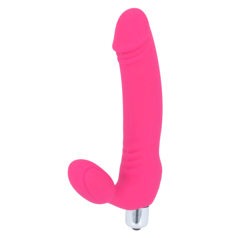 Vibrator rabbit Sugar cu stimulare dublă, 7 moduri de vibrație, silicon moale, 17,5 cm, fucsia [1]