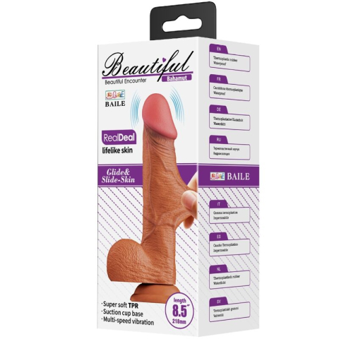 Vibrator realist Baile Bahamut cu telecomandă 21,8 cm [7]