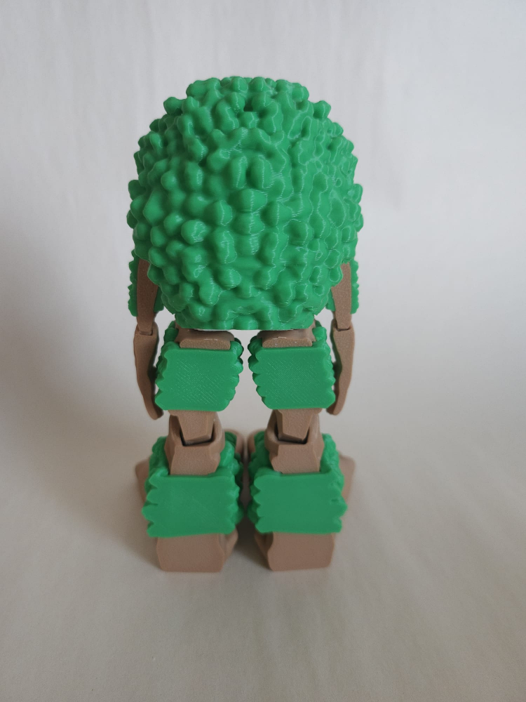 BRR BRR Patapim - Figurină articulata printată 3D, inspirată din meme italian, eco-friendly din PLA [3]