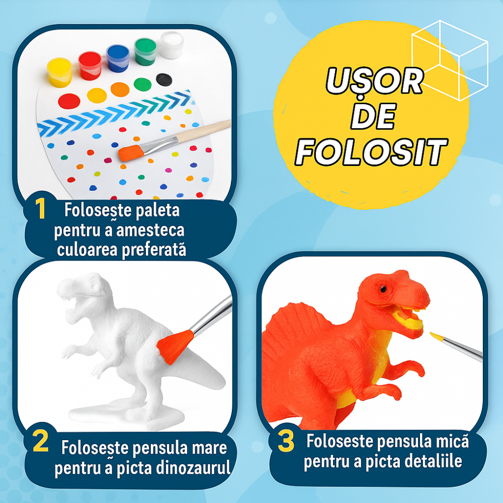 Carnotaurus – Dinozaur 3D de pictat, figurină printată eco-friendly din PLA [3]