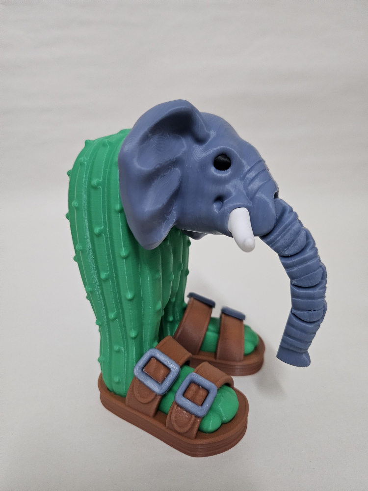 Lirili Larila - Figurină articulata printată 3D, inspirată din meme italian, eco-friendly din PLA [3]