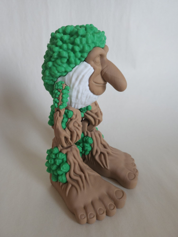 BRR BRR Patapim - Figurină articulata printată 3D, inspirată din meme italian, eco-friendly din PLA [3]