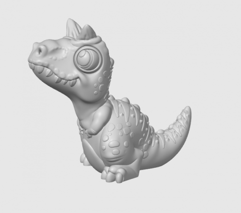 Carnotaurus – Dinozaur 3D de pictat, figurină printată eco-friendly din PLA [5]