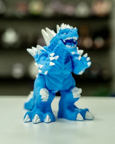 Frostzilla dragon 3D de pictat, figurină eco-friendly PLA pentru copii [4]
