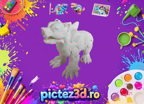 Produse - ice-grizzle-urs-3d-articulat-pictat-eco-pla