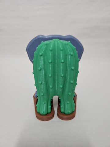 Lirili Larila - Figurină articulata printată 3D, inspirată din meme italian, eco-friendly din PLA [4]