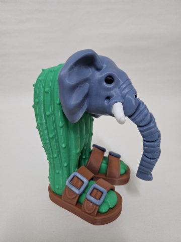 Lirili Larila - Figurină articulata printată 3D, inspirată din meme italian, eco-friendly din PLA [2]