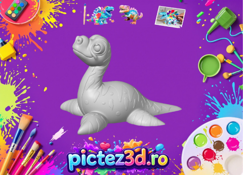 Produse - plesiosaurus-dinozaur-marin-3d-pictat-eco-pla