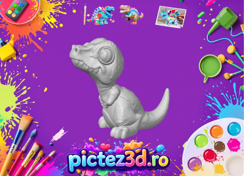 Produse - velociraptor-dinozaur-3d-pictat-eco-pla