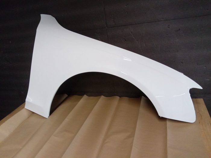 Aripa fata dreapta Audi A4 B8 2007-2011 alb LY9C noua [2]