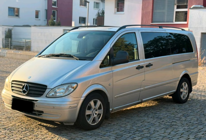 Aripa dreapta fata Gri Argintiu 9744 Mercedes Vito Viano W639 2003-2010 VOPSITA TU Alegi culoarea [2]