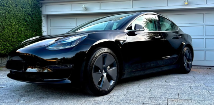 Aripa dreapta fata Negru PPS VOPSITA Tesla Model 3 2017-2023 [2]