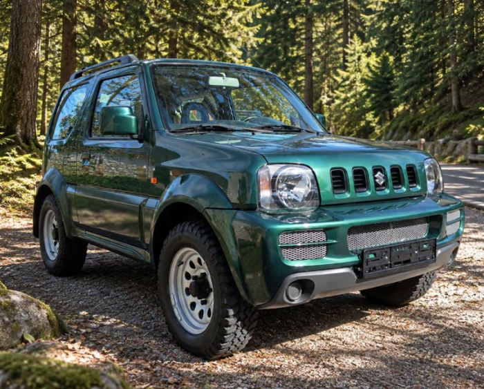 Aripa dreapta fata Verde Suzuki Jimny 1998-2012 VOPSITA TU Alegi culoarea [2]