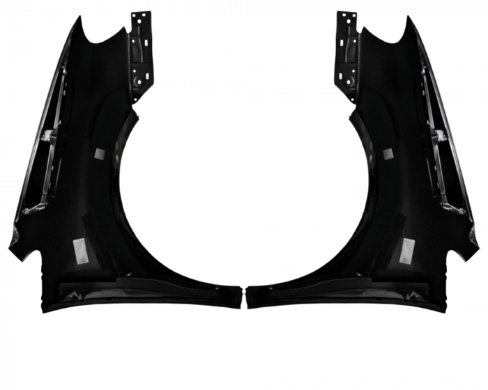 Aripi fata Volkswagen Touran 2003-2006 Negru LC9Z [2]