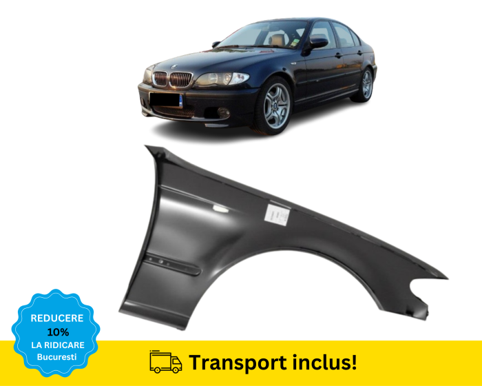 Aripa fata BMW E46 2001-2005 FSL Dreapta NEVOPSITA [2]