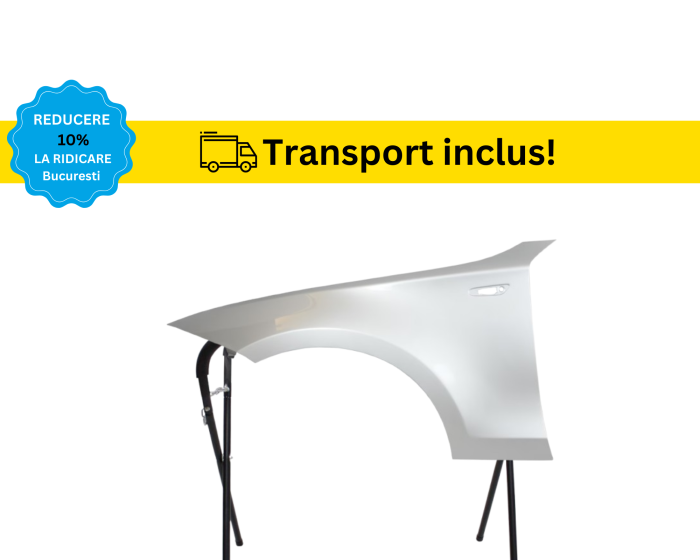 Aripa fata BMW Seria1 E81 E82 E87 E88 2004-2012 Alb Negru Rosu Gri Verde Albastru la culoarea masini vopsita [4]