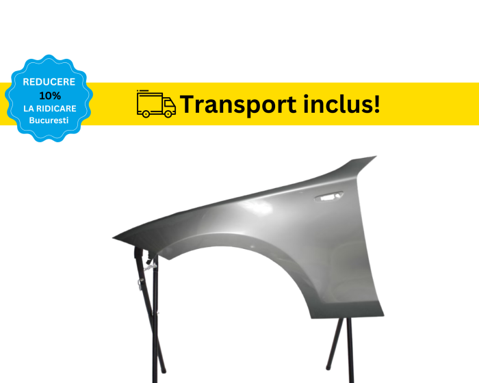 Aripa fata BMW Seria1 E81 E82 E87 E88 2004-2012 Alb Negru Rosu Gri Verde Albastru la culoarea masini vopsita [8]