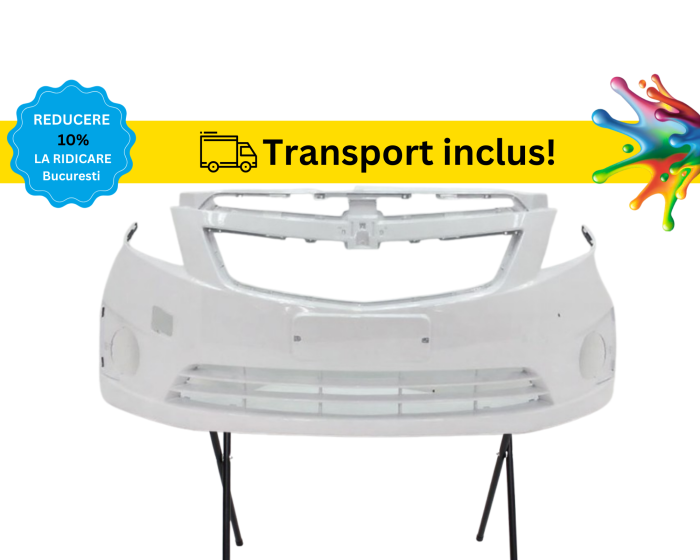 Bara Fata Chevrolet SPRAK 2010-2012 Negru Gri Albastru Verde Alb Auriu Portocaliu la culoarea masini vopsita [3]