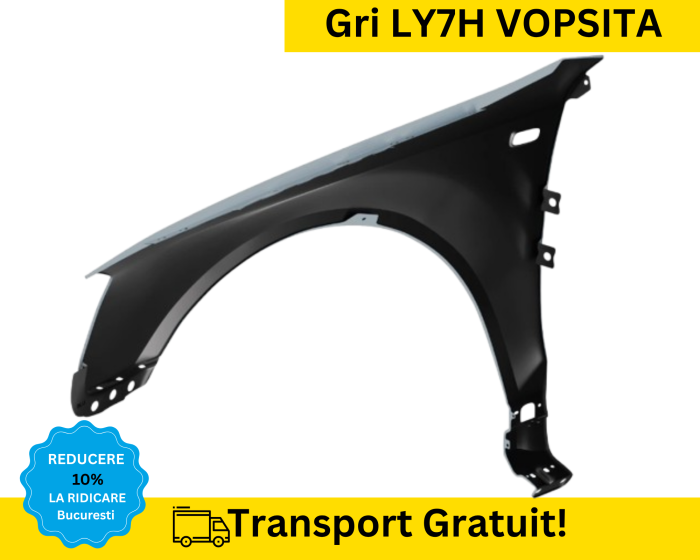 Aripa fata dreapta Audi A3 8P 2003-2008 Gri LY7H VOPSITA [2]
