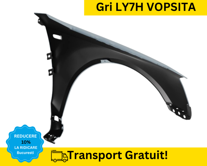 Aripa fata stanga Audi A3 8P 2003-2008 Gri LY7H VOPSITA [2]