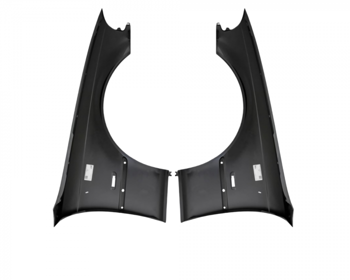 Aripi fata BMW E46 Coupe Cabrio 1998-2003 Negru 668 [2]