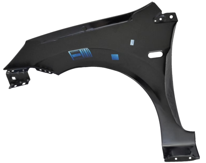 Aripa fata dreapta Ford Fiesta MK6 2002-2008 Negru Panther Black vopsita [2]