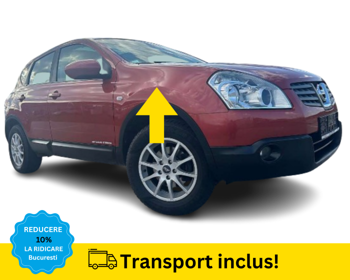Aripa fata dreapta Nissan Qashqai 2007-2010 Portocaliu VOPSITA [2]
