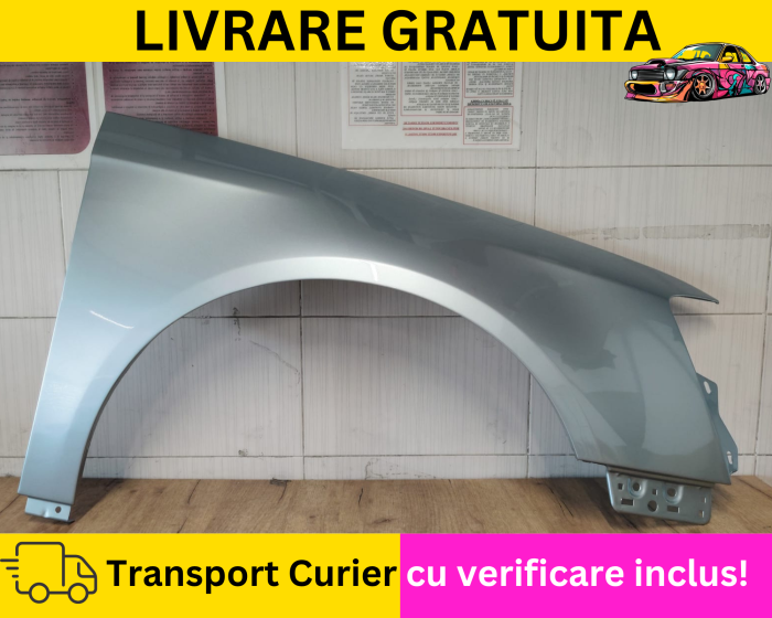 Aripa fata dreapta Volkswagen Passat B6 2005-2010 Albastru LB5M [2]