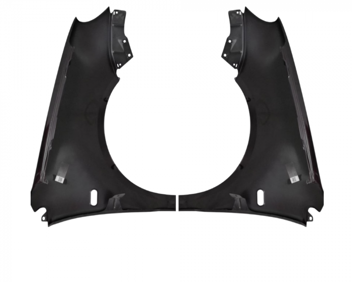 Aripi fata Volkswagen Polo 9N 2001-2005 Rosu LC3W [2]
