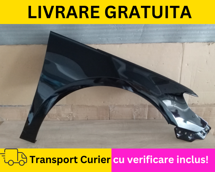 Aripa fata dreapta VOPSITA Negru LC9X Volkswagen Passat CC 2008-2017 [2]