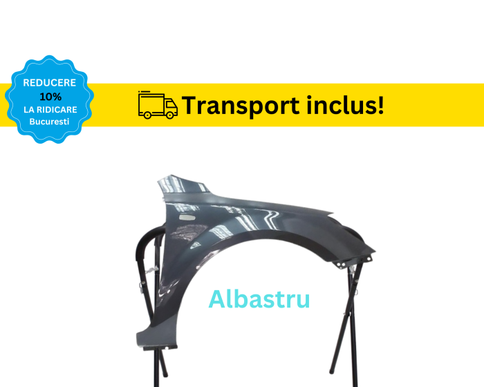 Aripa Fata KIA Ceed 2006-2012 Alb Negru Rosu Gri Verde Albastru Maro la culoarea masini vopsita [9]