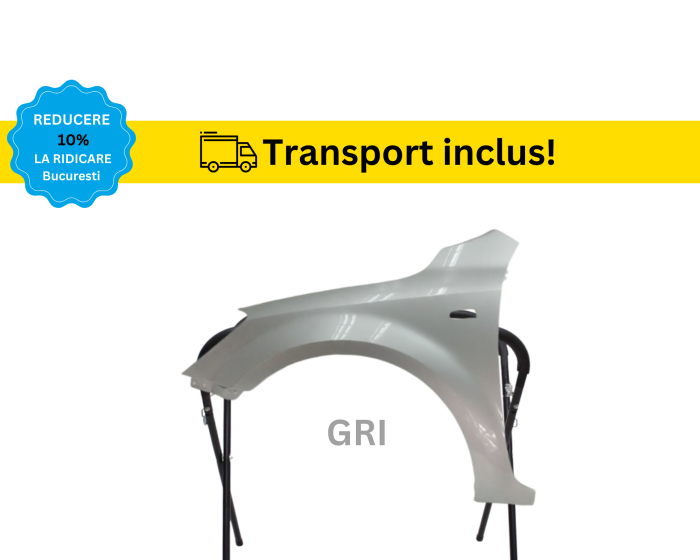 Aripa Fata KIA Ceed 2006-2012 Alb Negru Rosu Gri Verde Albastru Maro la culoarea masini vopsita [2]