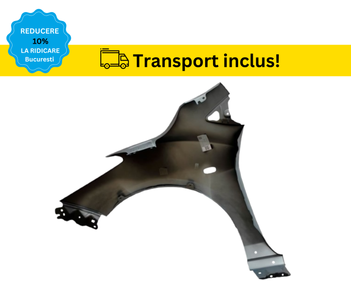 Aripa fata MAZDA 2 2007-2013 Albastru Pontos Icy Blue Dreapta VOPSITA [2]